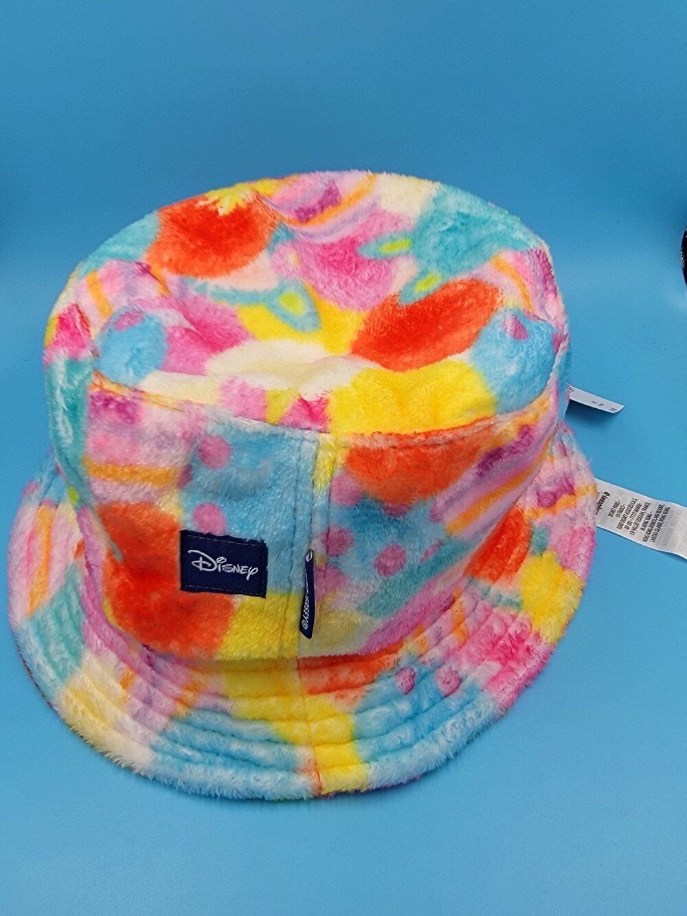 Disney Parks Bucket Hat Spirit Jersey Tie Dye Fuzzy Color Bucket Hat Adult